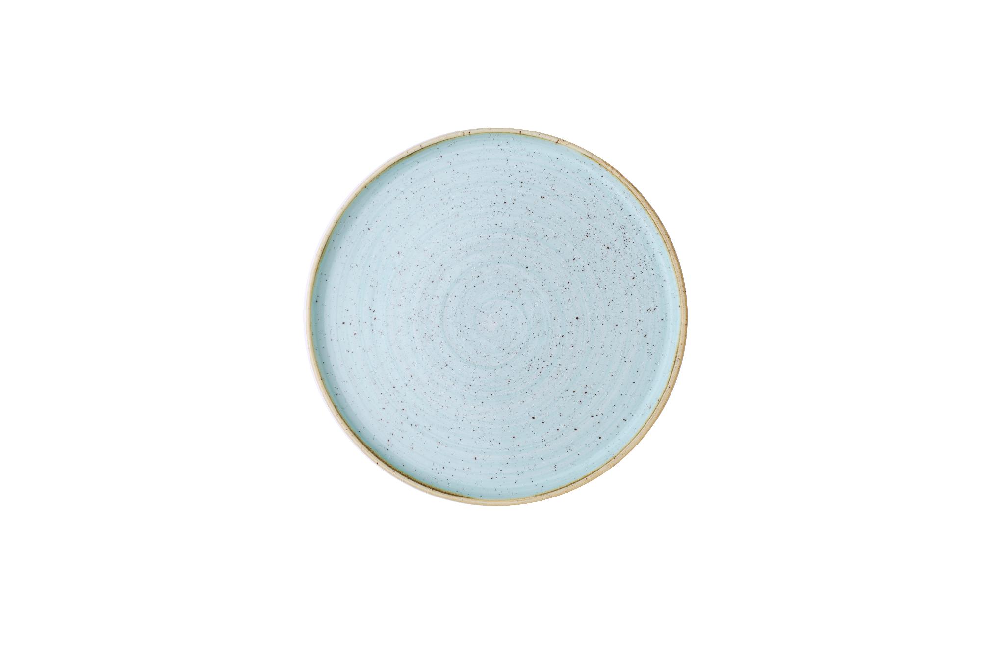 STONECAST DUCK EGG  WALLED PLATE 8.67" BOX 6