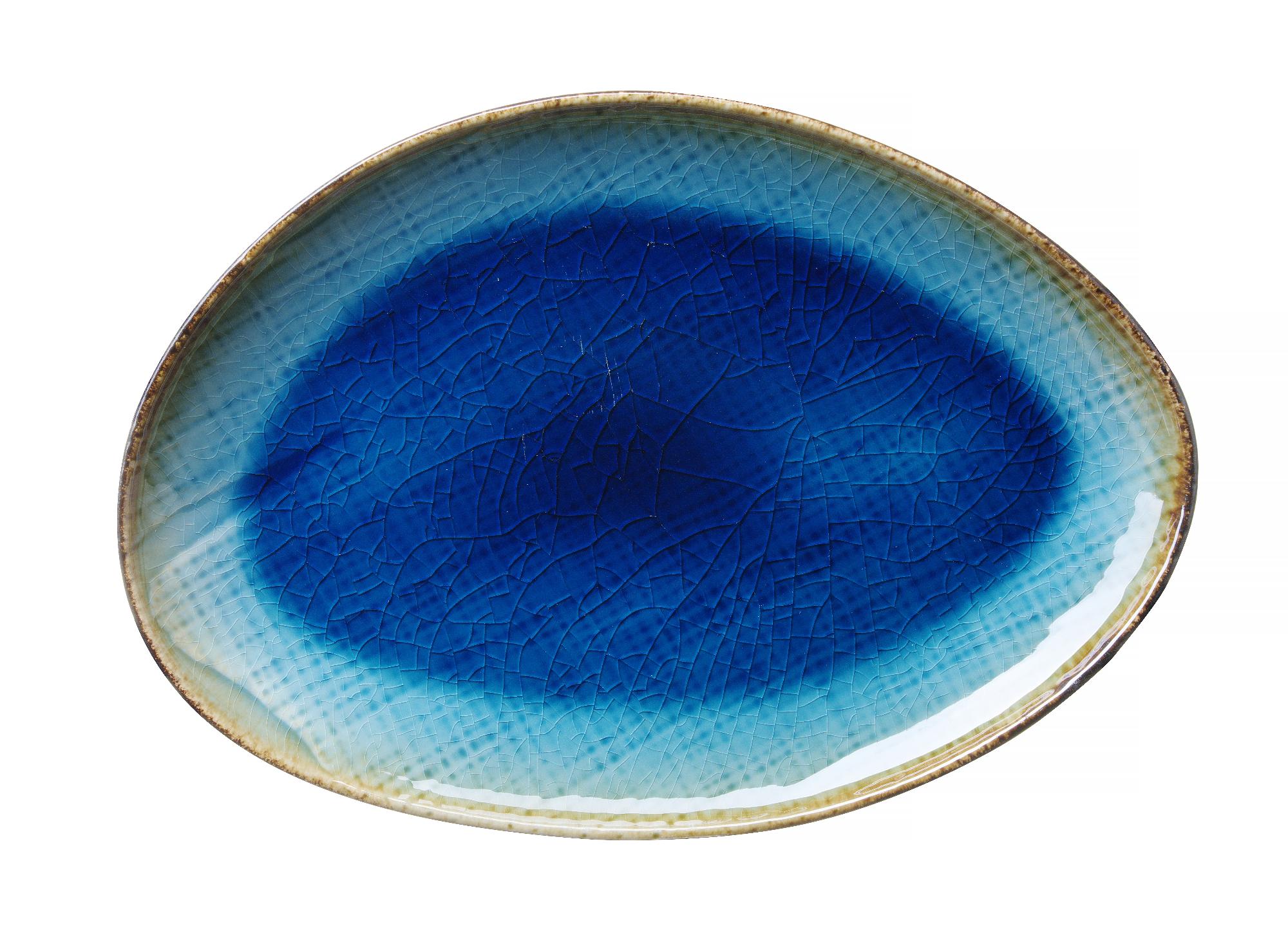 Lazur organic shaped plate, 270x190mm