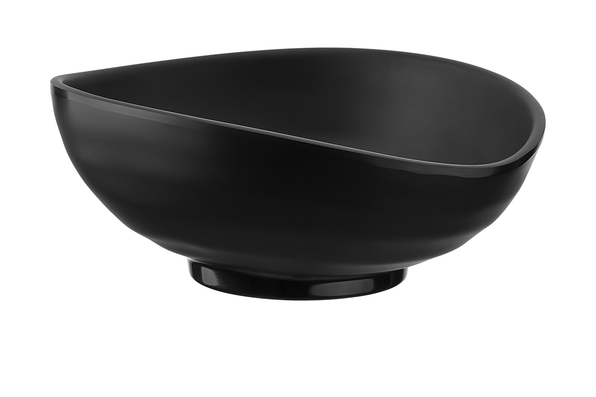Buffet bowl, black, 260x220x(h)95mm