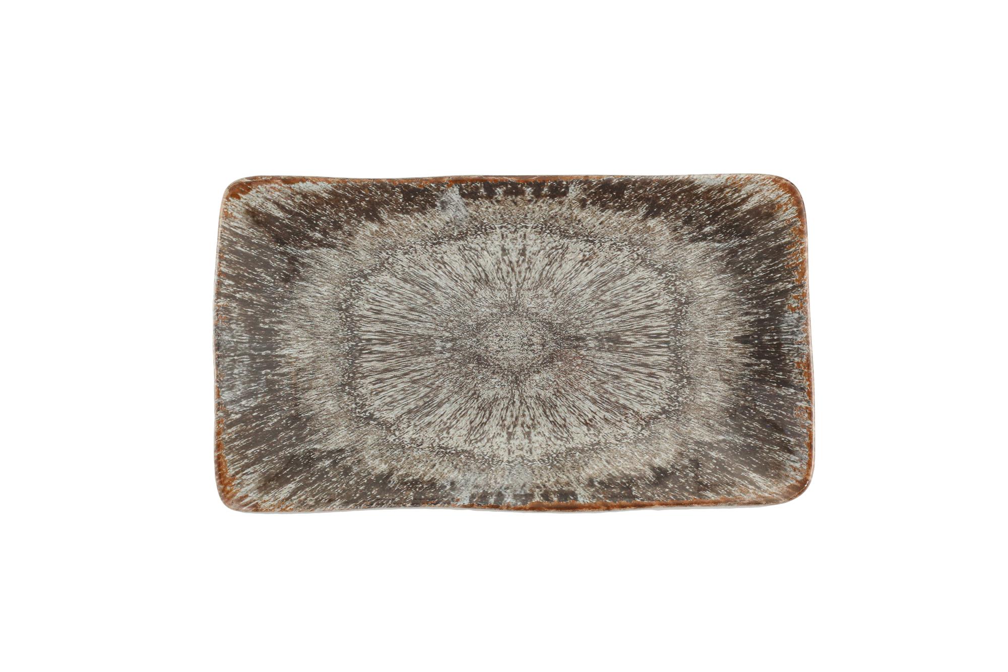 Iris Rectangular Plate 28cm