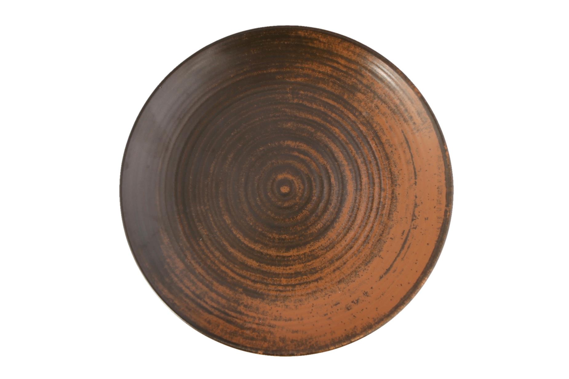 Lykke Brown Flat Plate 17cm