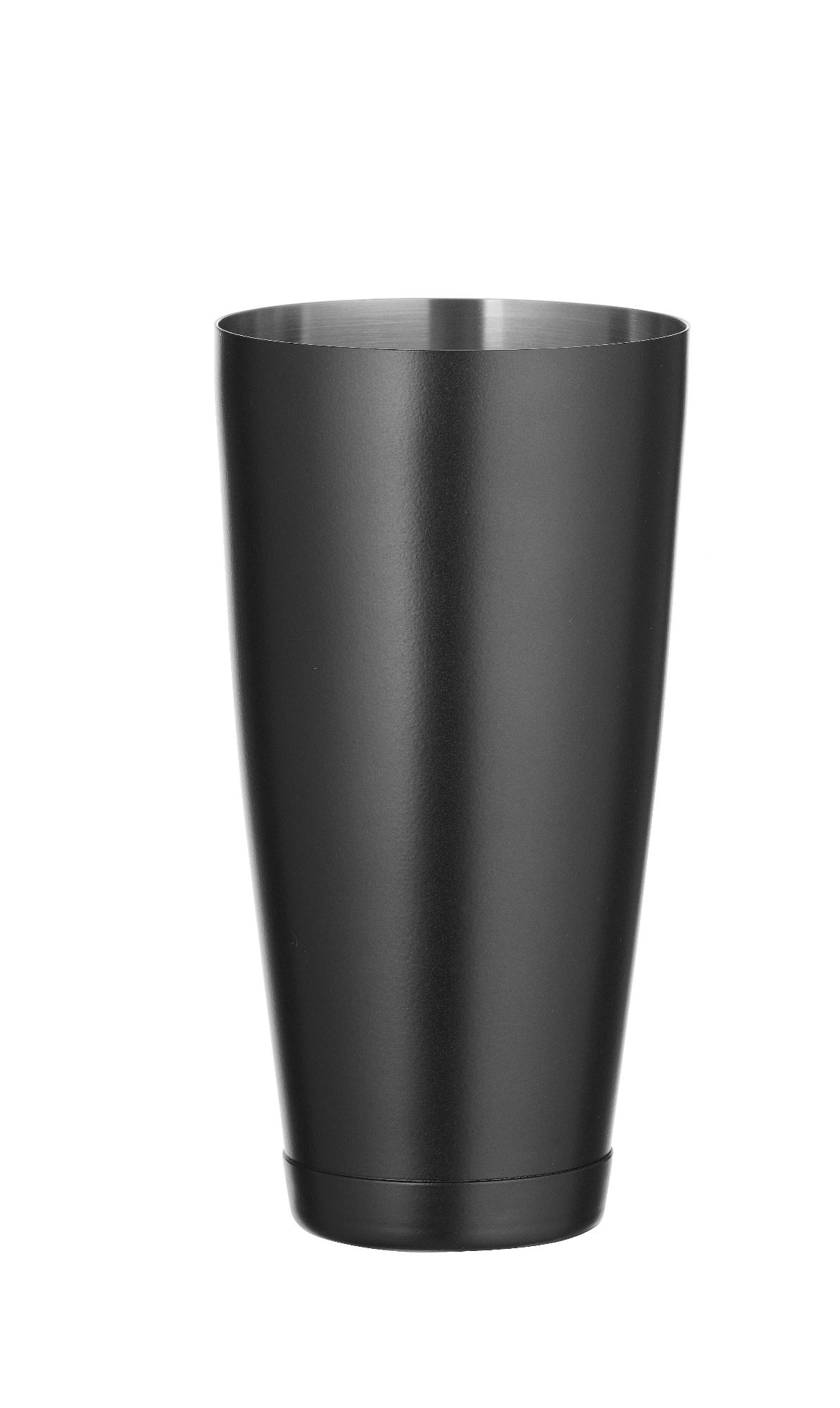 Bostonský šejker, BarUp, 0,8L, Čierna, ⌀x(H)mm