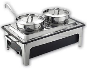 E-Chafing dish na polievky 2x4 l