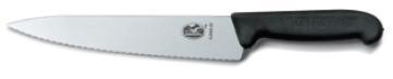 Kuchynský nôž so zúbkovanou čepeľou Victorinox 22 cm, dlhodobo ostrý