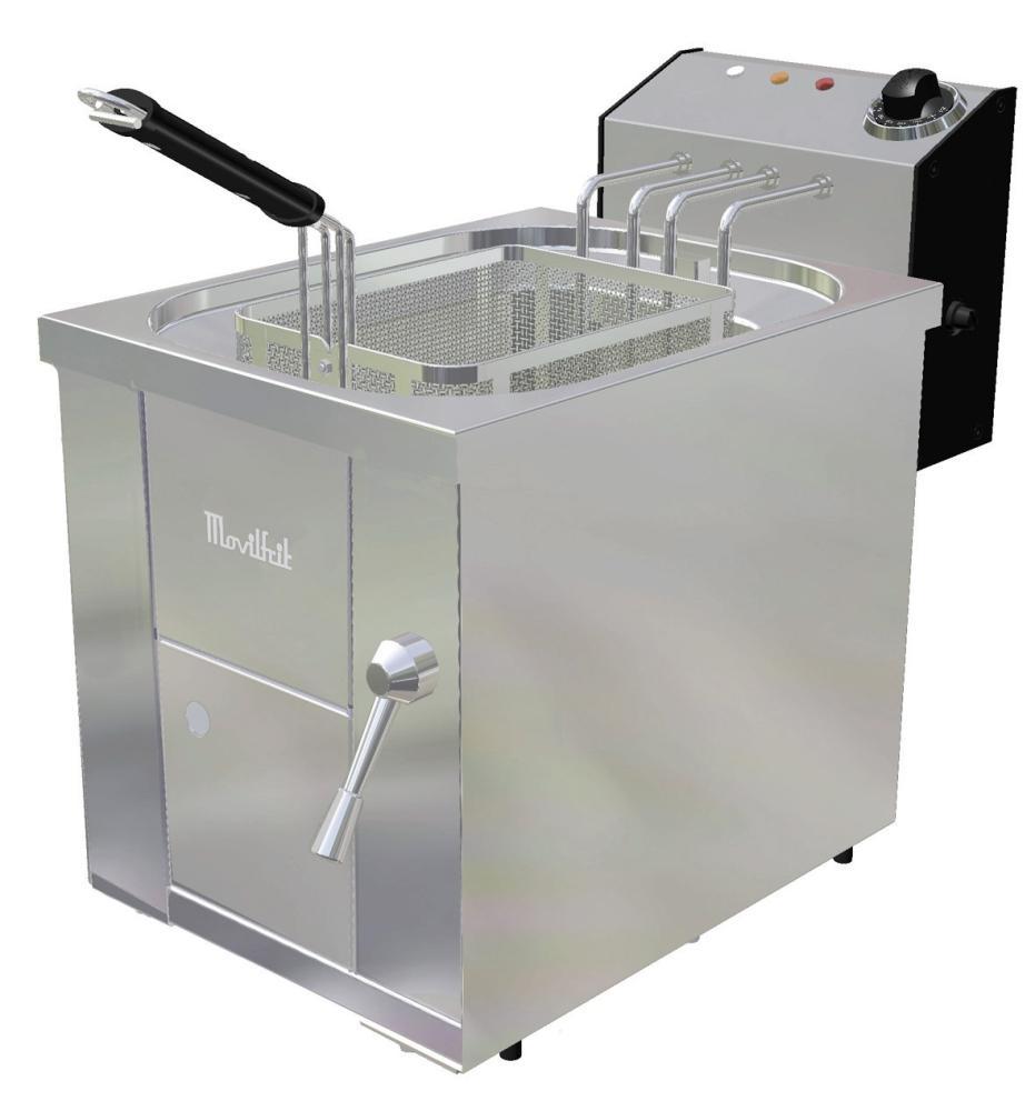 Fritéza s vodnou clonou Movilfrit - 10 l + 3,5 l ,High