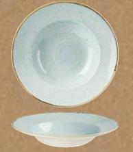 Stonecast Duck Egg Profile wide rim bowl, 280mm