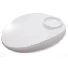 100% Chef Single Plate Sphera (white) 10,4x16x1,8cm