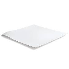 100% Chef White Tasting Square Tray 28x28x1,5cm