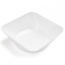 100% Chef White Deep Plate 10,7x10,7x3,5cm 250ml