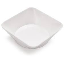 100% Chef White Deep Mini Plate 7x7x2,3cm 70ml