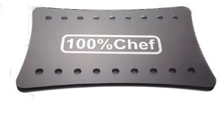 100% Chef Gastro Tray black colour