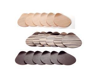 100% Chef Ameba Oak Color Plate 12x11cm