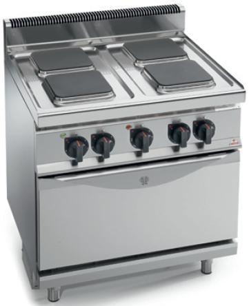 Elektrický sporák 4 x 2,6 kW - BERTO´S