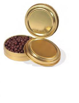 100% Chef Gold Caviar Can (Ø 75 H. 20 mm)
