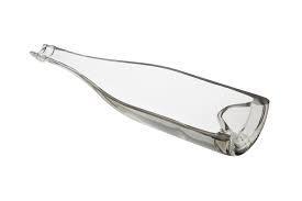 100% Chef Champagne Plate Crystal 30x8x4cm,250ml