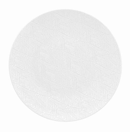 Ariane Jungle Flat plate white ø17cm