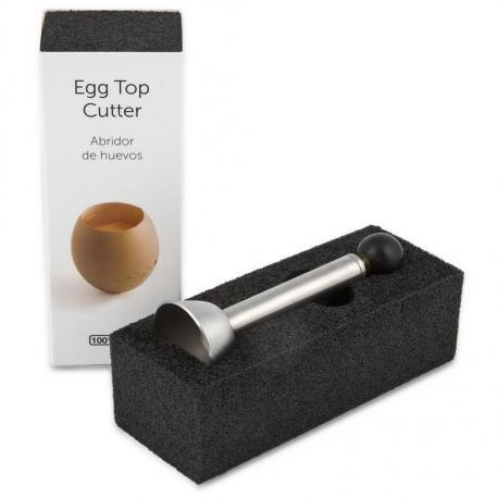 100% Chef Hen Egg Top Cutter Retail Presentation Box 5,5x4,5x14cm